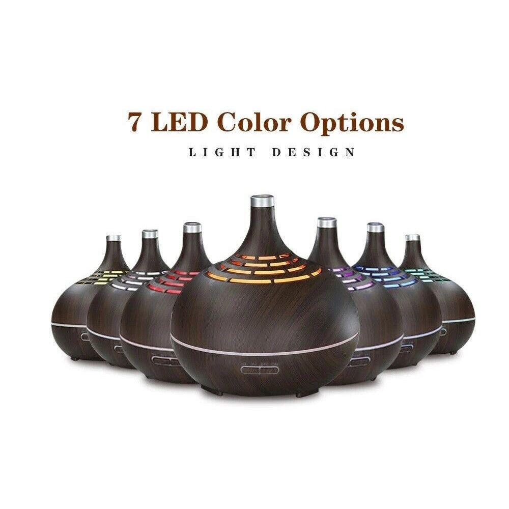 Trade Shop - Aromaterapia 7 Led Umidificatore Ultrasuoni Depuratore Diffusore Aromi Yx150 -