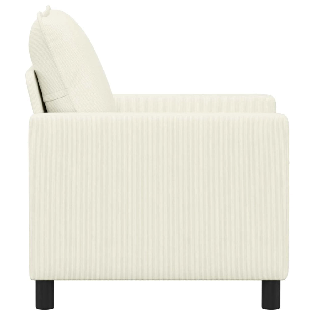 Divano Crema 76 x 81 x 87,5 cm Tessuto