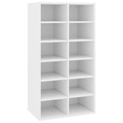 Scarpiera | Mobile per scarpe Bianca 54x34x100,5 cm in Legno Multistrato