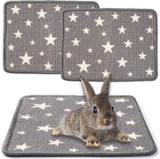 Caviamat 2 in 1 per conigli e piccoli animali 40x30cm, mattoncini di sisal naturale con superficie antiscivolo e riciclabile