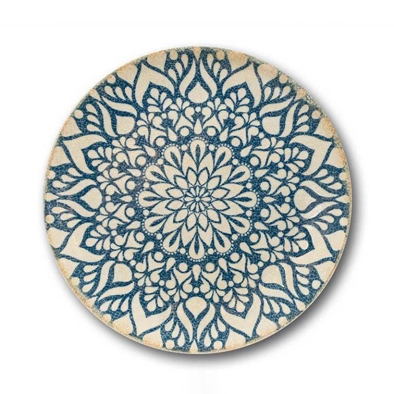 Set 4 Pezzi Table Piatto Piano da Tavola in Porcellana Siviglia 31 cm