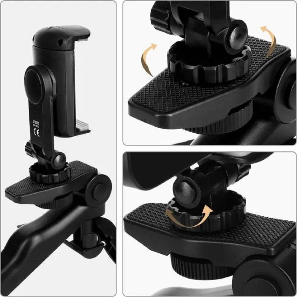 Trade Shop - Staffa Supporto Base Per Smartphone Rotante A 360° Con Staffe Triangolari Jt3832 -