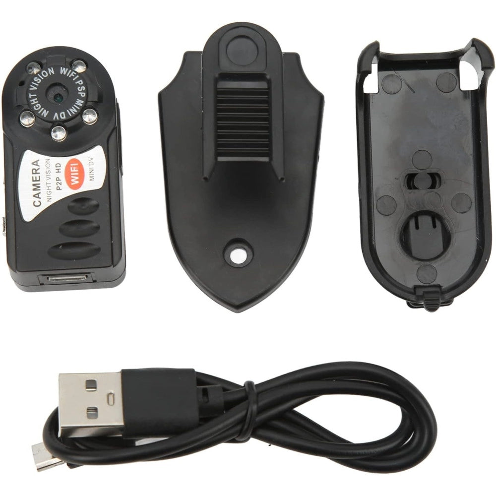 Trade Shop - Spy Cam Q7 Hd Wifi Spia Microspia Microcamera Mini Dv Usb Foto Video Android Ios -