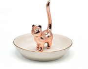Porta gioielli per gatti, contenitore per gioielli, scatola per anelli, ceramica, contenitore per gioielli per gatti, decorazione per la casa, regalo