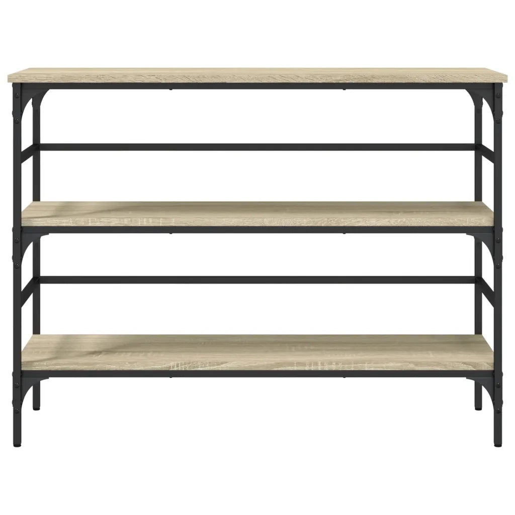Tavolo Consolle Rovere Sonoma 100x32x75 cm in Legno Multistrato 839049