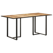 Tavolo da Pranzo 160 cm in Legno Massello di Mango Grezzo cod mxl 15622