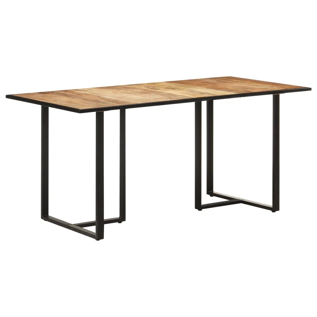Tavolo da Pranzo 160 cm in Legno Massello di Mango Grezzo cod mxl 15622
