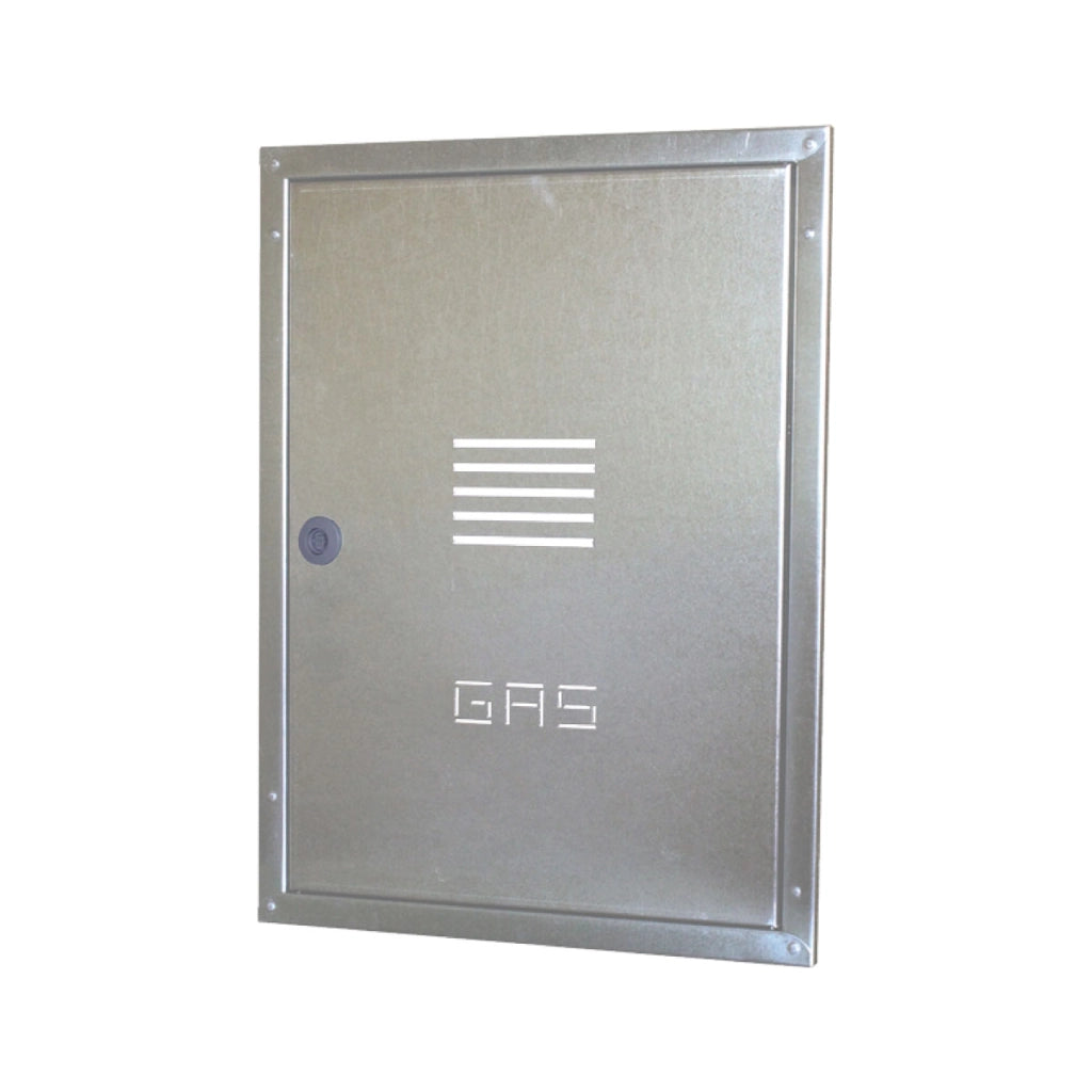 SPORTELLO IN LAMIERA ZINCATA PER CONTATORE GAS - DIM: (HXLXP): 45X35X2 CM  - CIE