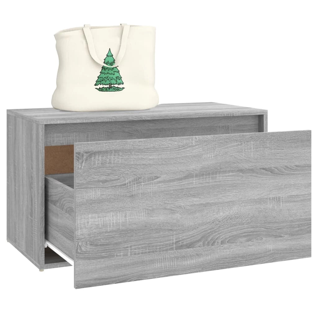 Panca da ingresso 80 x 40 x 45 cm in legno ingegnerizzato grigio 02_0010859
