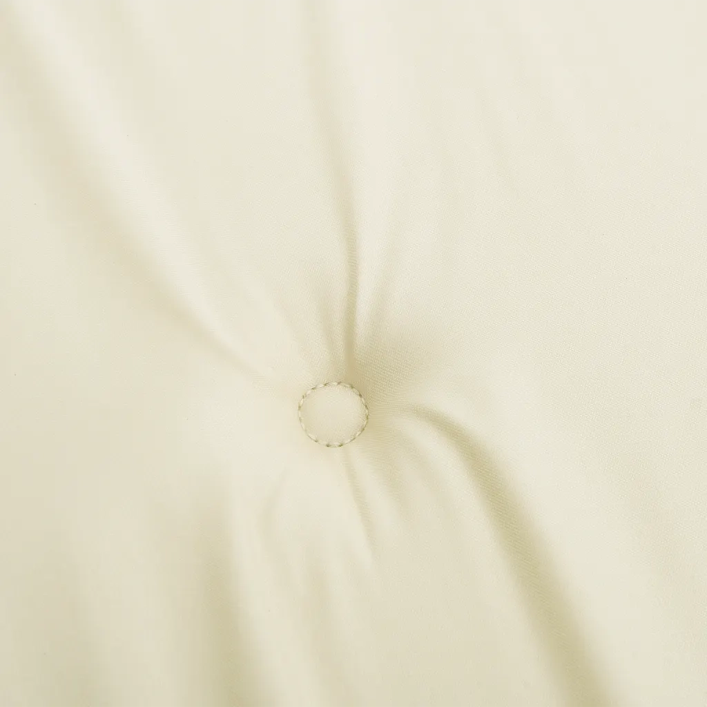Cuscini per Sedia 6 pz Crema 100x50x3 cm in Tessuto Oxford