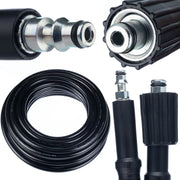 Tubo Alta Pressione 15m M22-QC – Click Connect, Oplot Nylon, 200 Bar | Compatibile con Idropulitrici Lavor Modelli Vari