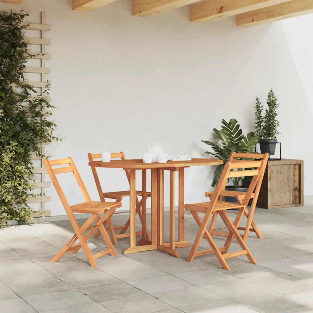 Tavolino da Giardino | Tavolo Pieghevole a Farfalla 120x70x75 cm in Massello di Teak