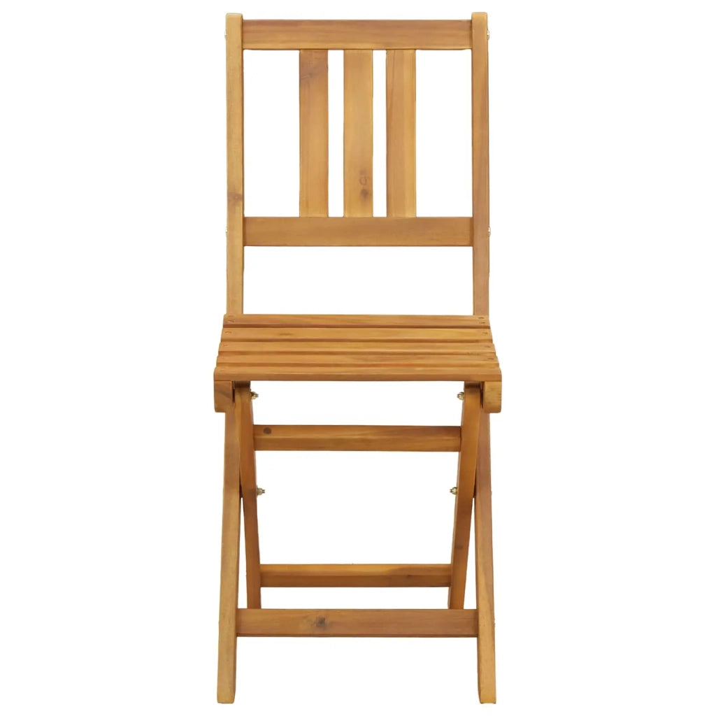 Sedie Bistro da Giardino 8 pcs Naturale 40 x 42 x 85 cm
