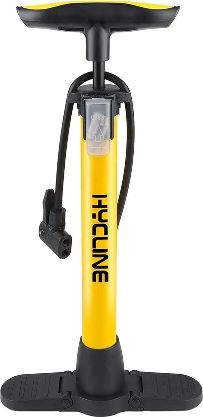 Pomp a pedali, pompa a mano 150/160 psi alta pressione, pompa stazionaria per tutti i valvole - Presta, Schrader, Dunlop, auto, valvola francesa, per bicicletta, pneumatici, pallone, airlock