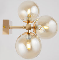 Lampada da parete Modern in Metallo Dallas Oro