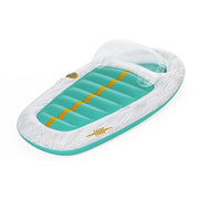 Trade Shop - Materassino Galleggiante Yacht 216x117cm Con Maniglie Portaoggetti Bicchiere 43650 -