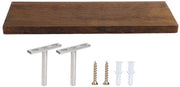 Wandrek con grande capacità di sollevamento - Pannello in legno - Supporto per piante - Risparmio di spazio - Montaggio a parete - 40 x 14 x 2 cm - Design moderno