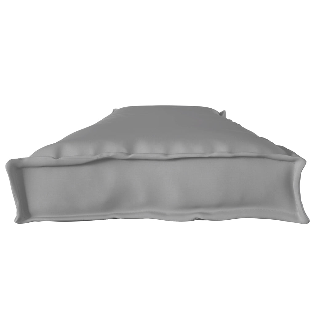 Cuscini per panca 2 pezzi Grigio 180x40x8 cm Tessuto Oxford