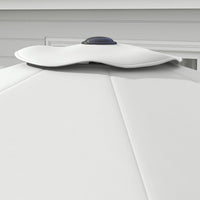 Telo per Ombrellone da Ø295 cm 8 Stecche Palo Centrale o Laterale Resistente all'Acqua Bianco