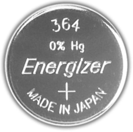 Energizer PILA SILVER OXIDE SPECIALISTICA BOTTONE 364/363 MD Ø mm. 6,8x2,1 h 10.00 pz