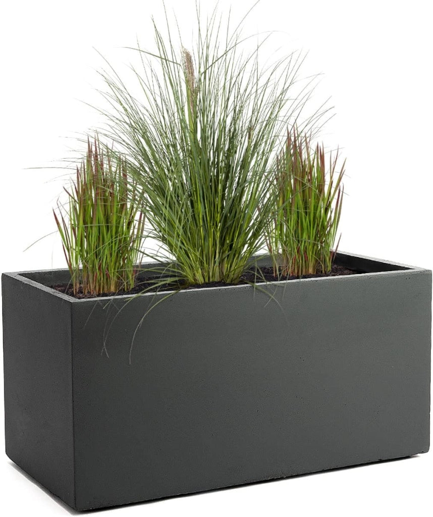 Pflanzwerk® Fioriera Vaso per fiori Portavaso Antracite 30x60x30cm *Resistente al gelo* *Protezione UV* *Europea di qualità*