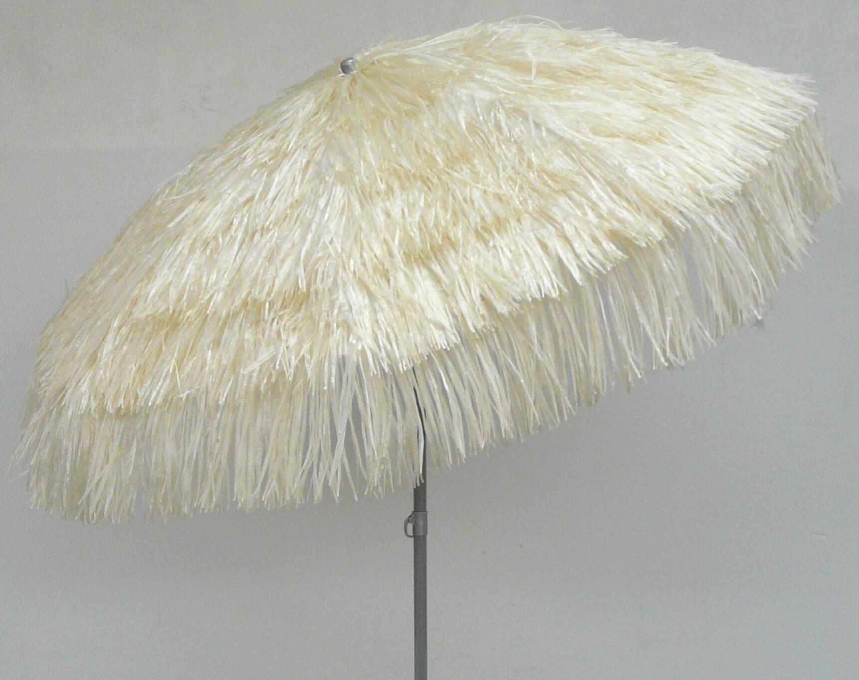 Ombrellone da Giardino Ø2 m Palo Ø33 mm in Acciaio Maffei Kenia Ecrù