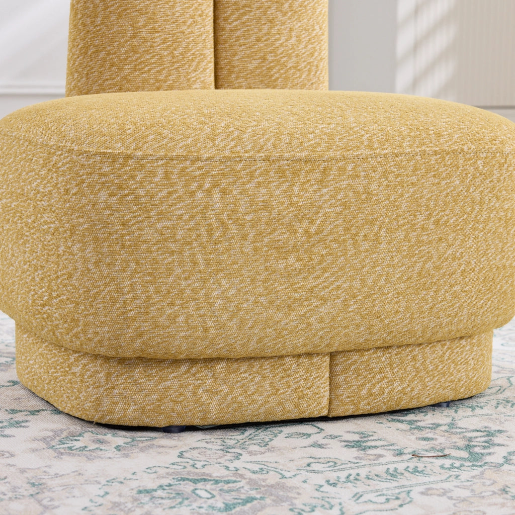 POUF A FORMA DI CONIGLIO Giallo in tessuto