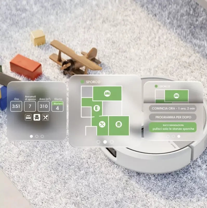 iRobot Roomba Plus 505 Combo +Stazione AutoWas-Robot Aspirapolvere Lavapavimenti, white