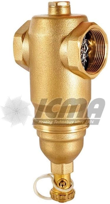 Defangatore F-F dotato di rubinetto di scarico a sfera 1"1/4 ICMA