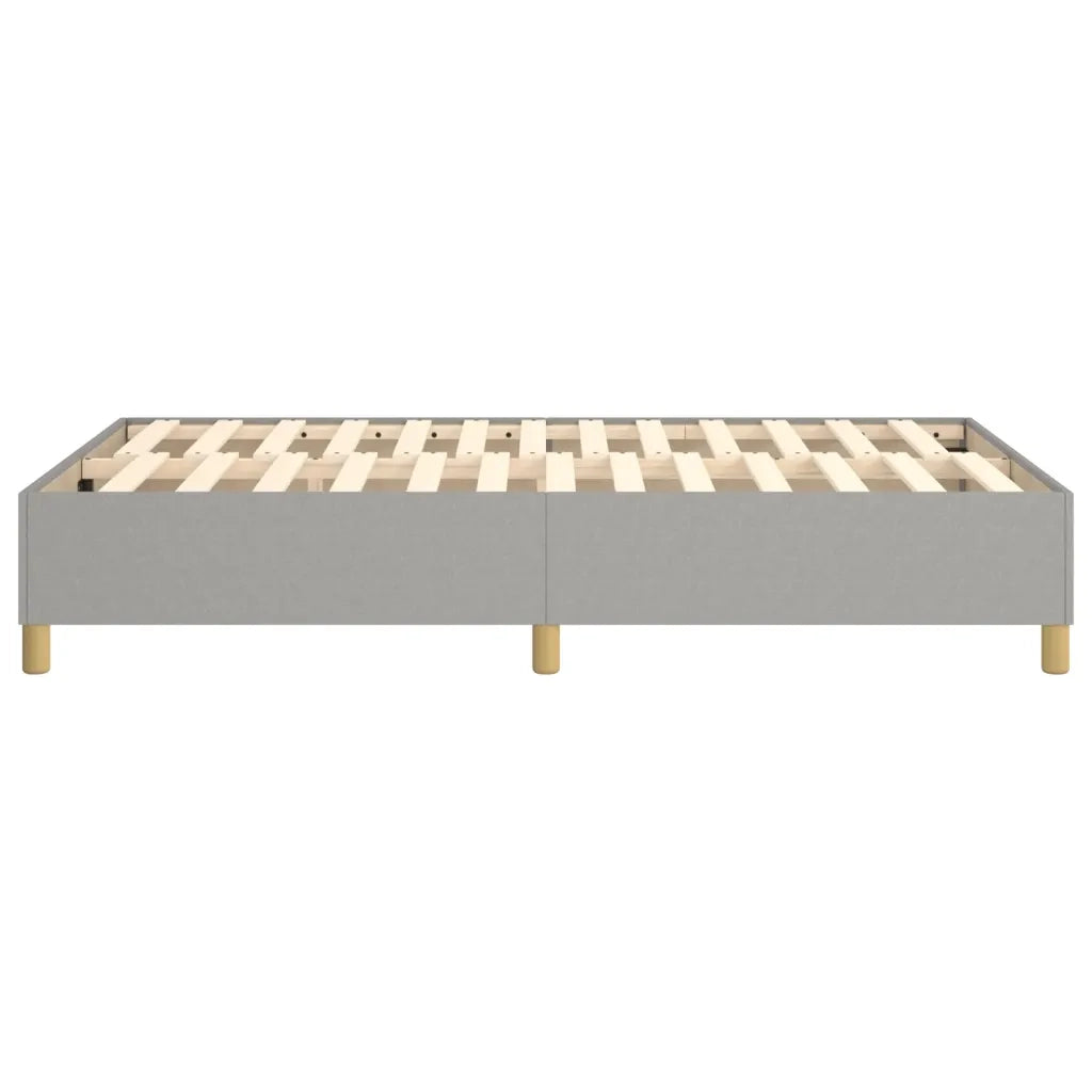 Struttura Letto a Rete a Molle Grigio Chiaro 120x200 cm Tessuto 3120945