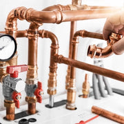 Fitting in rame - breve giro - 90 gradi - sanitario - climatizzazione - adatto a - rame - 10 pezzi 6,35 mm ID 0,8 mm spessore rame ellittico CONNECTOR