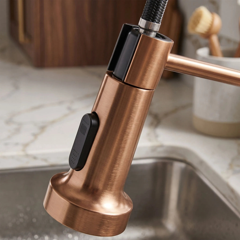 Punta Con Aeratore Per Rubinetto Da Cucina Rea Colin Brush Copper