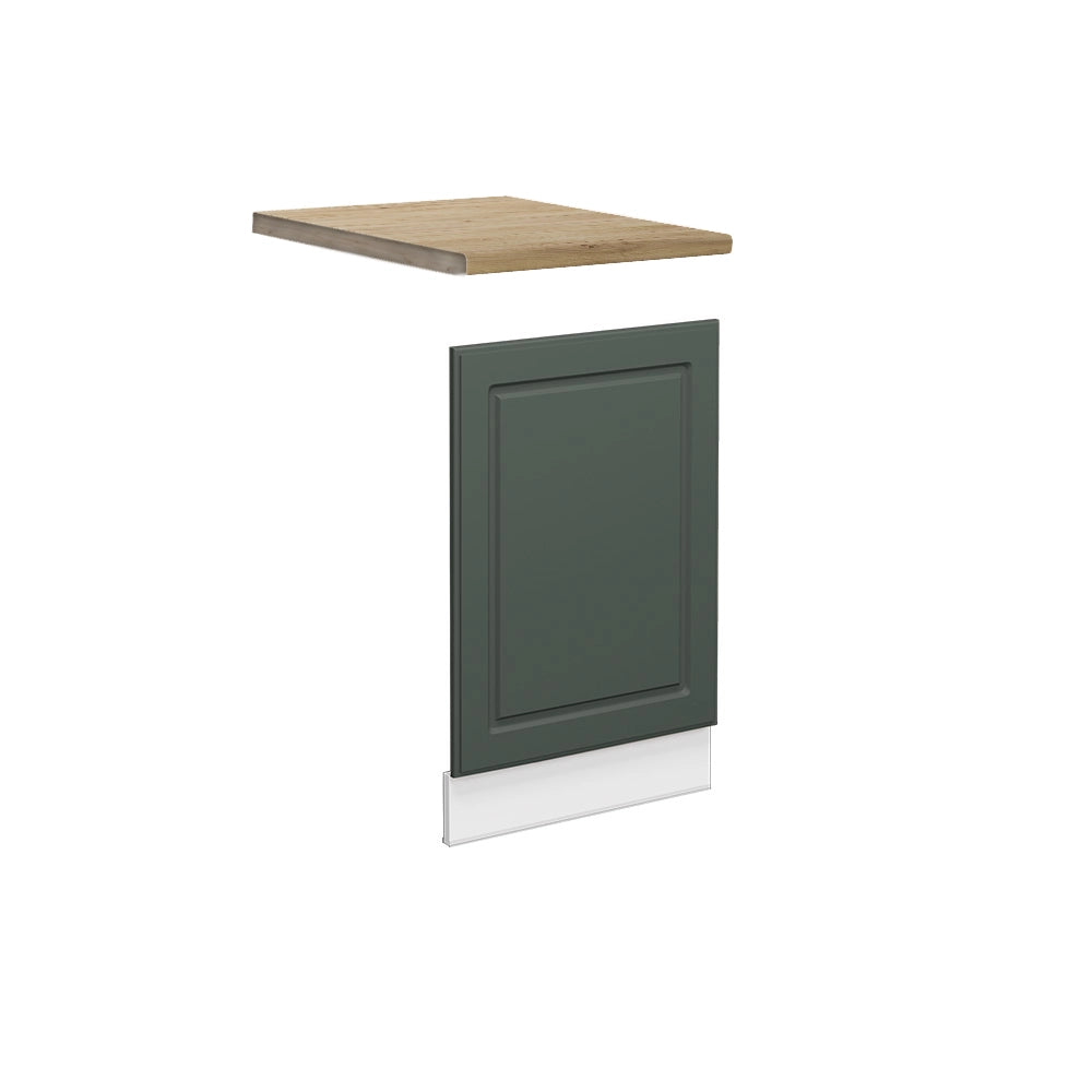 Pannello frontale Fame-Line Verde-oro rustico/Bianco 45 cm, PL Rovere Vicco
