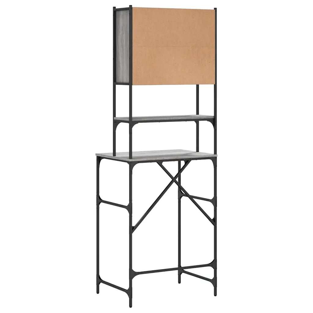 Mobile per Lavatrice Grigio Sonoma 68x48,5x194 cm CFW4089759