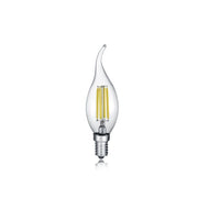 Lampadina LED fiamma trasparente E14 4W 3000K Trio