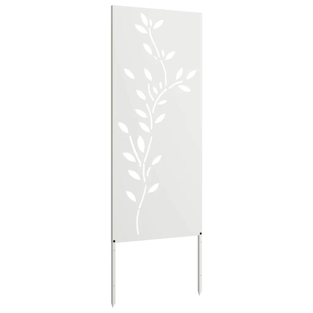 vidaXL Pannello Decorativo da Giardino Bianco 50 x 140 cm