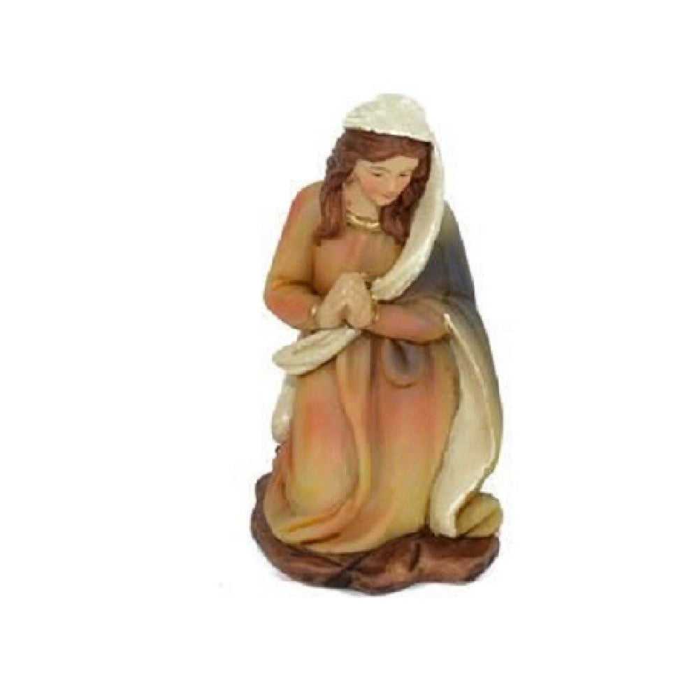 Trade Shop - Statuina Madonna 8.5cm Per Presepe In Resina Decoro Natale Natalizio Nativita' -