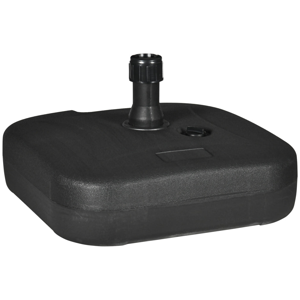 Base per Ombrellone da Giardino e Spiaggia ¨C zephmum ¨C Nero 46x45x26cm HDPE