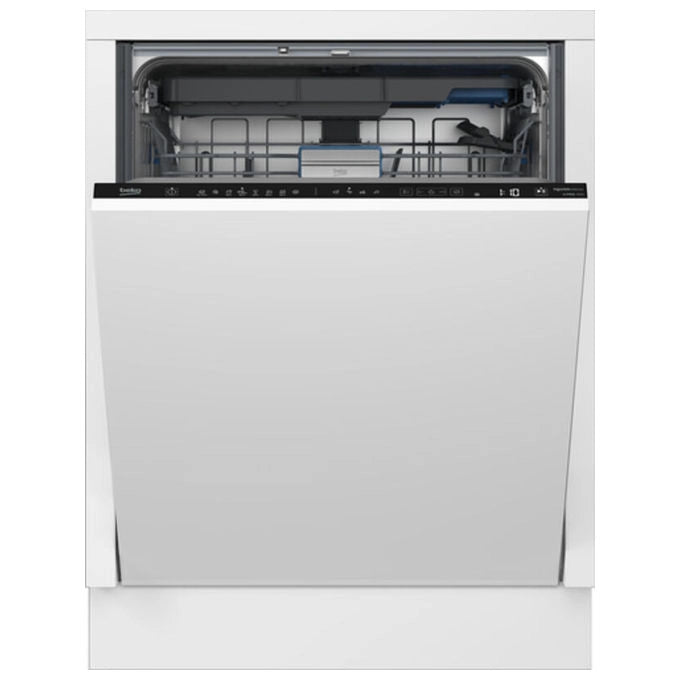 Beko BDIN38561P lavastoviglie da incasso 60 cm, 15 coperti, a scomparsa totale, classe A, 41 dB, 8 programmi