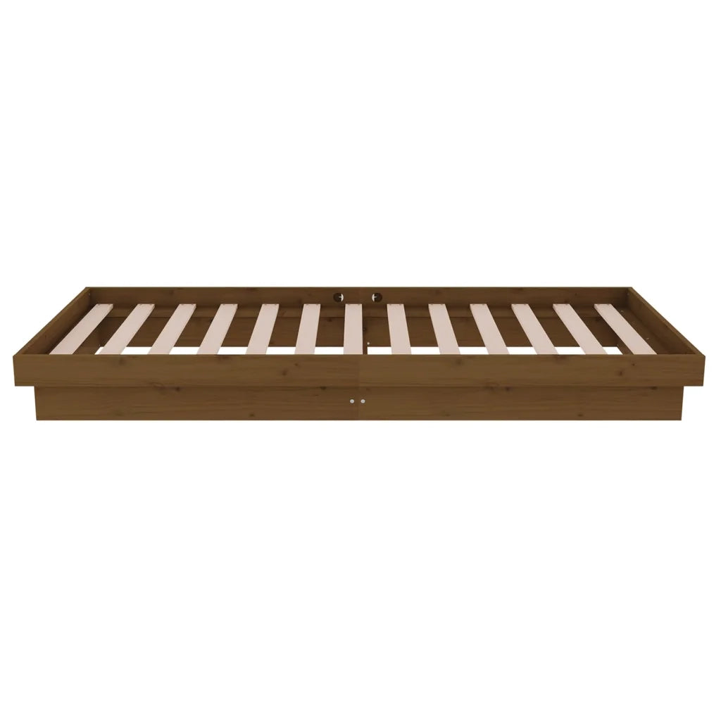 Giroletto senza Materasso-Struttura Letto Ambra Small Single in Legno Massello