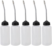 Dispensatore di olio da 120 ml - Materiale plastico - 5 x Dispensatore di olio - Altezza 19,5 cm - Resistente all'olio - Resistentente allo sforzo e agli impatti - Olio canale