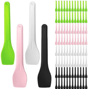 Set di cucchiai per dessert - Biodegradabile - Piccolo e pratico - Colorato - Ideale per feste - 100 pezzi