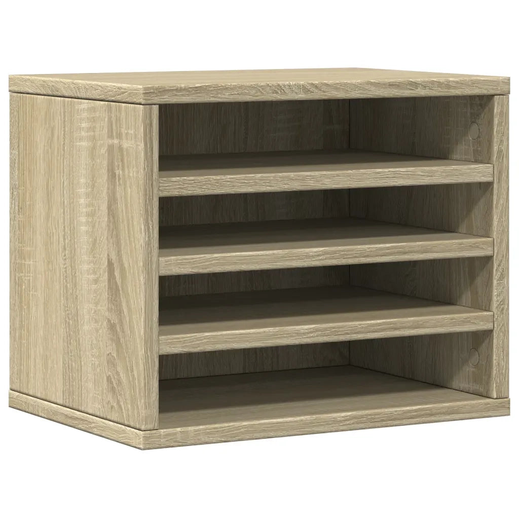 Organizer Scrivania Rovere Sonoma 36x26x29,5 Legno Multistrato CFW3957863