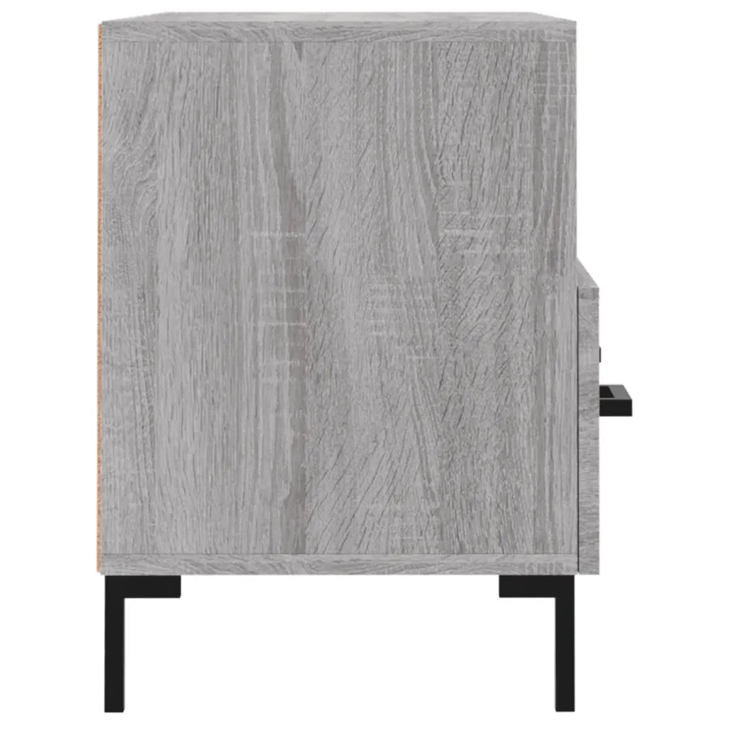 Mobile Porta TV Grigio Sonoma 80x36x50 cm in Legno Multistrato 828978