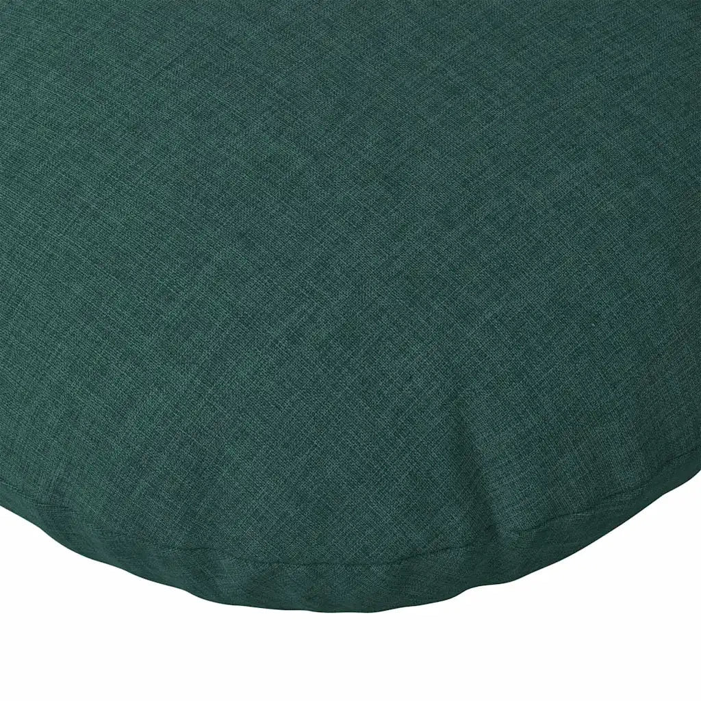 Cuscini per Seduta 2 pz | Cuscini per sedie Verde Scuro ?30 x 13 cm Tessuto