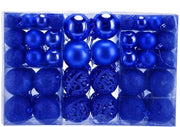 Decorazioni per Natale 100 pezzi - Decorazione in plastica - Glitter/Matte/Lucido - Diverse misure - Sostenibile - Adatto per la decorazione di festa - Decorazione di Natale
