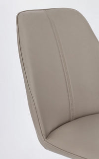 Set 4 Sedie 44x62x88h cm Maxwell Pu Tortora