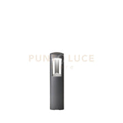 GES490- PALETTO GRIGIO ANTRACITE 1 LUCE ATTACCO GX53 IP54 H.50CM