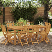 Sedie Bistro da Giardino 8 pcs Naturale 40 x 42 x 85 cm 3416292
