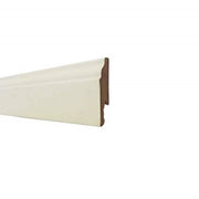 Battiscopa Ducale In Mdf Rivestito In Melaminico 115X15X2400 Bianco - Kimono